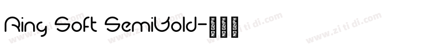 Ring Soft SemiBold字体转换